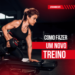 Instagram Post Personal Trainer Moderno Preto e Vermelho